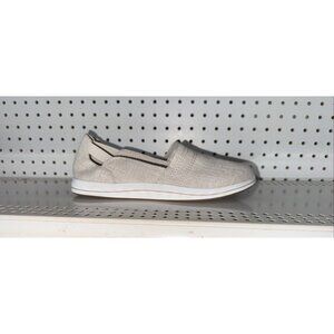 Clarks Cloudsteppers Breeze Step Womens Casual Loafers Flats Size 10 Cream White